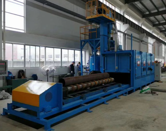 秦皇岛喷砂机在管道除锈中的现场施工应用