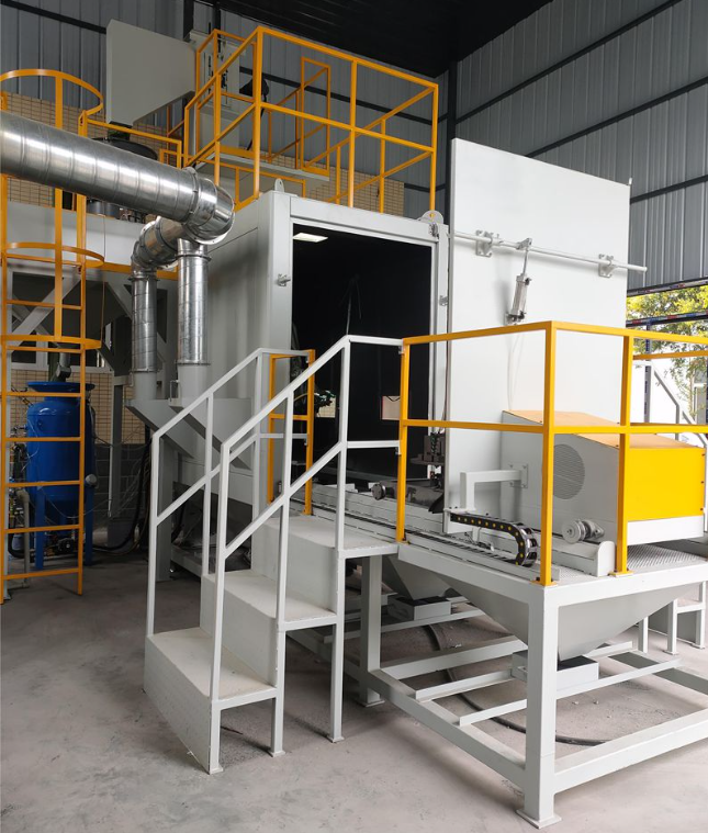 秦皇岛全自动喷砂机 实现无人化高效生产