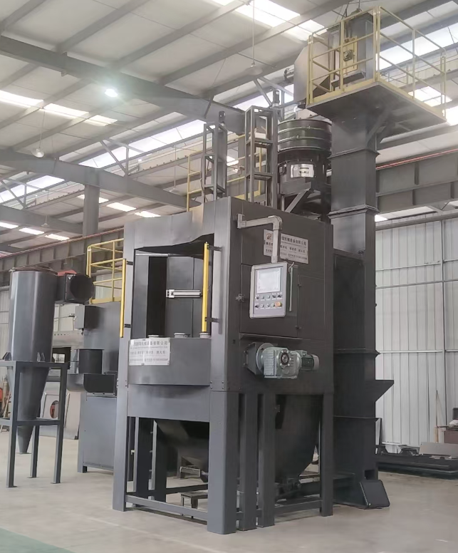 秦皇岛转盘式喷砂机 提升圆形工件处理效率