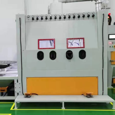 秦皇岛高效生产，从箱体手动喷砂机开始，提升零部件质量